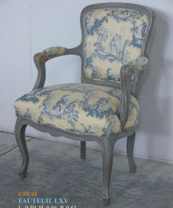 Antique Fauteuil Chair Indonesia Furniture Manufactured